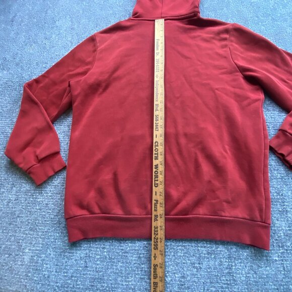 Puma Hoodie Mens Medium Red Pullover Sweater Outdoor‎ Athletic Wear Causal - Picture 6 of 10